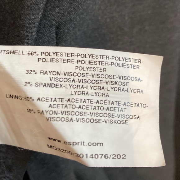 3 for $30 Espirit Grey lined Blazer - Picture 5 of 9